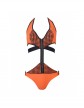 Costum de Baie Intreg Portocaliu Neon 0013848P5